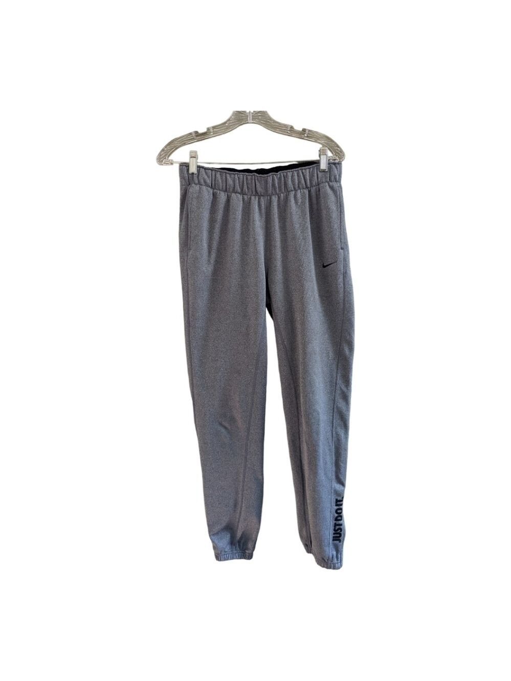 𝅺NIKE Therma Fit Gray sweats Size XS Warm Cozy Repairable Flaw